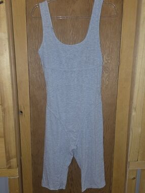 Shein medium stretchy ribbed gray  one piece super soft